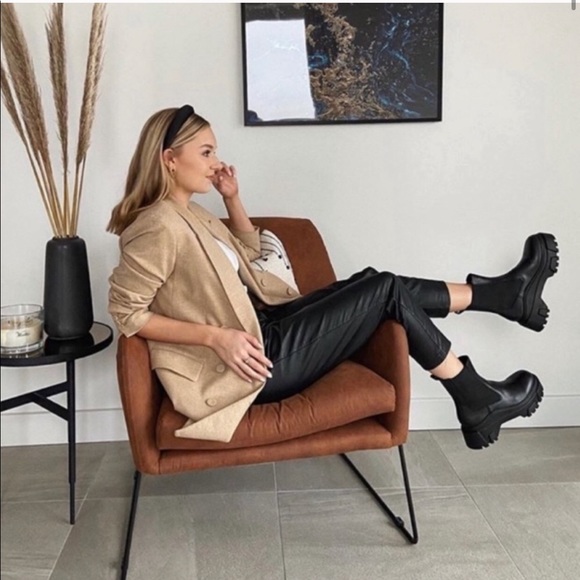 ZARA LUG SOLE BOOTS - Picture 2 of 10